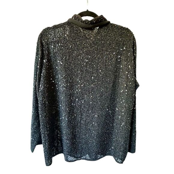Chicos dazzling sparkle cardigan/top. Gorgeous statement piece for your event. - Picture 6 of 11